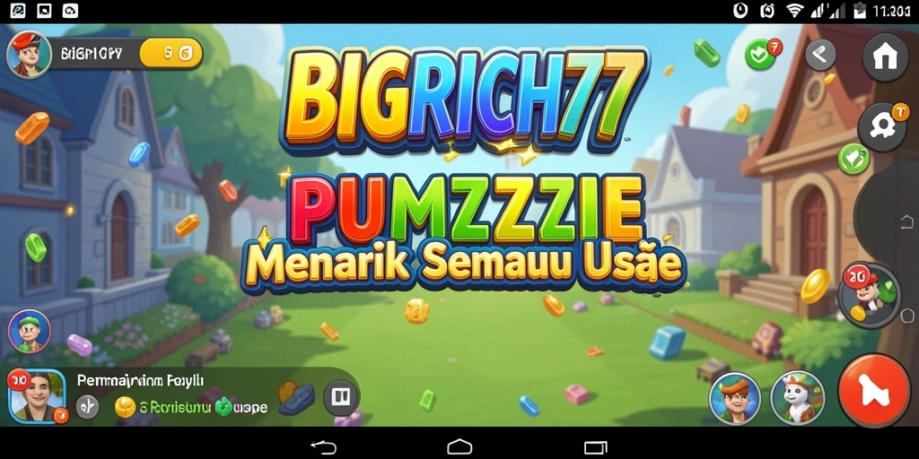 Tampilan gameplay mendebarkan dari BIGRICH77 yang penuh teka-teki.