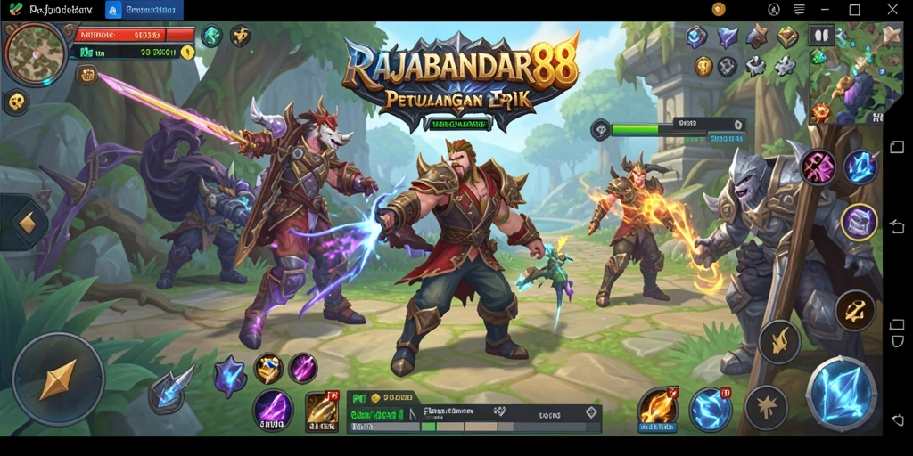 Screenshot dari gameplay seru di RAJABANDAR88 yang sedang berlangsung.