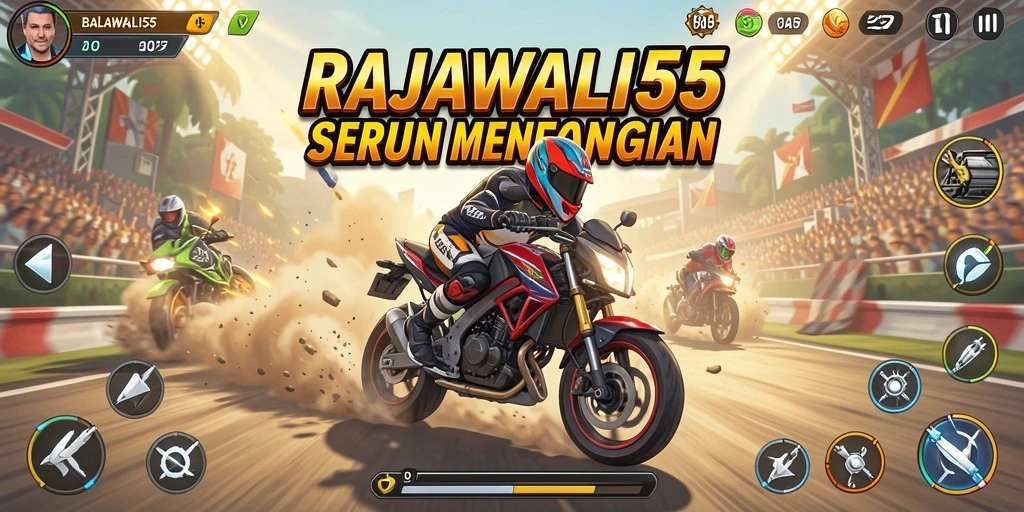 Gameplay menarik dengan berbagai kendaraan dan trek balapan.
