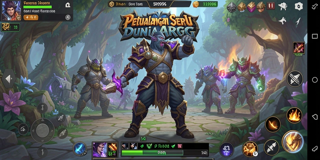 Screenshot utama SR996 menampilkan pertarungan seru dalam dunia ARPG yang menakjubkan.